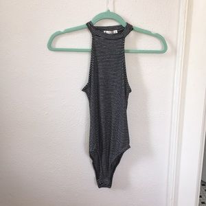 Striped bodysuit